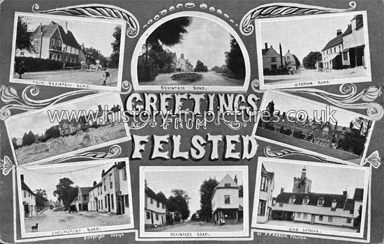 Greetings form Felsted, Essex. c.1910